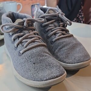 Gray High-Top Sneakers